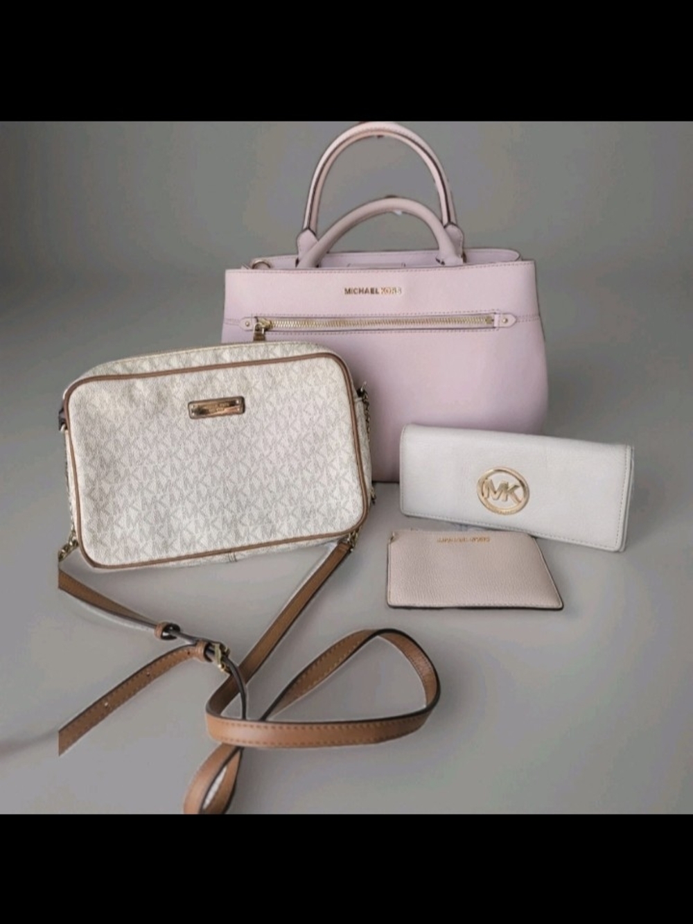 LOT of 4  Michael Kors Bags. See Photos and Description for any Discrepancies.